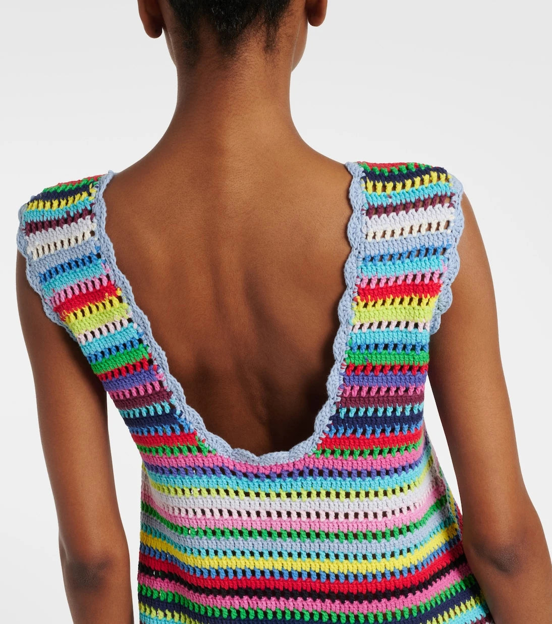 Ganni - Crocheted minidress
