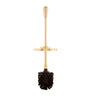 Cylinder Gold-Plated Toilet Brush Holder