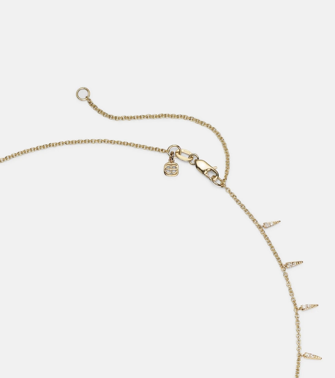 Sydney Evan - 14kt gold necklace with diamonds