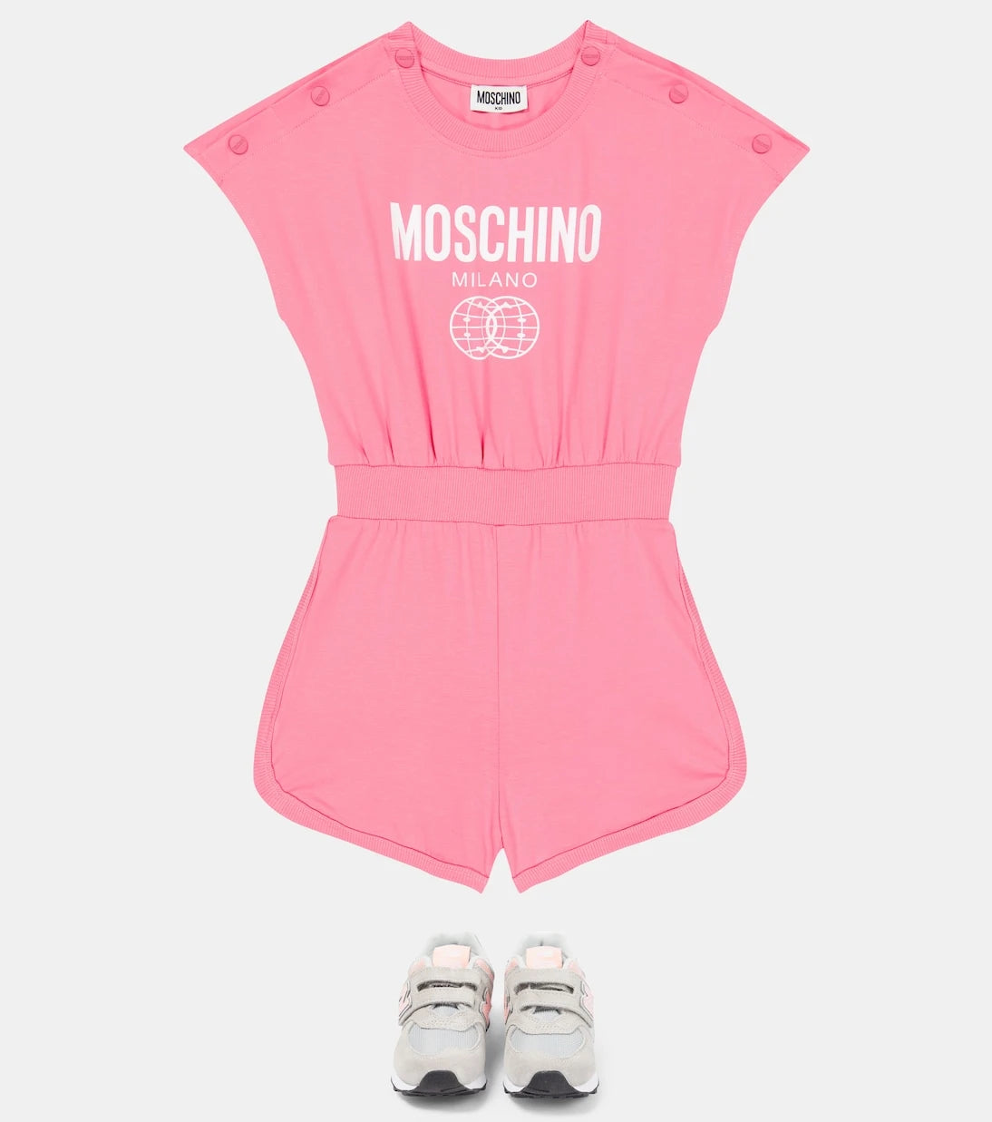 New Balance Kids - حذاء رياضي من الشمواه للأطفال 574 Core Hook & Loop