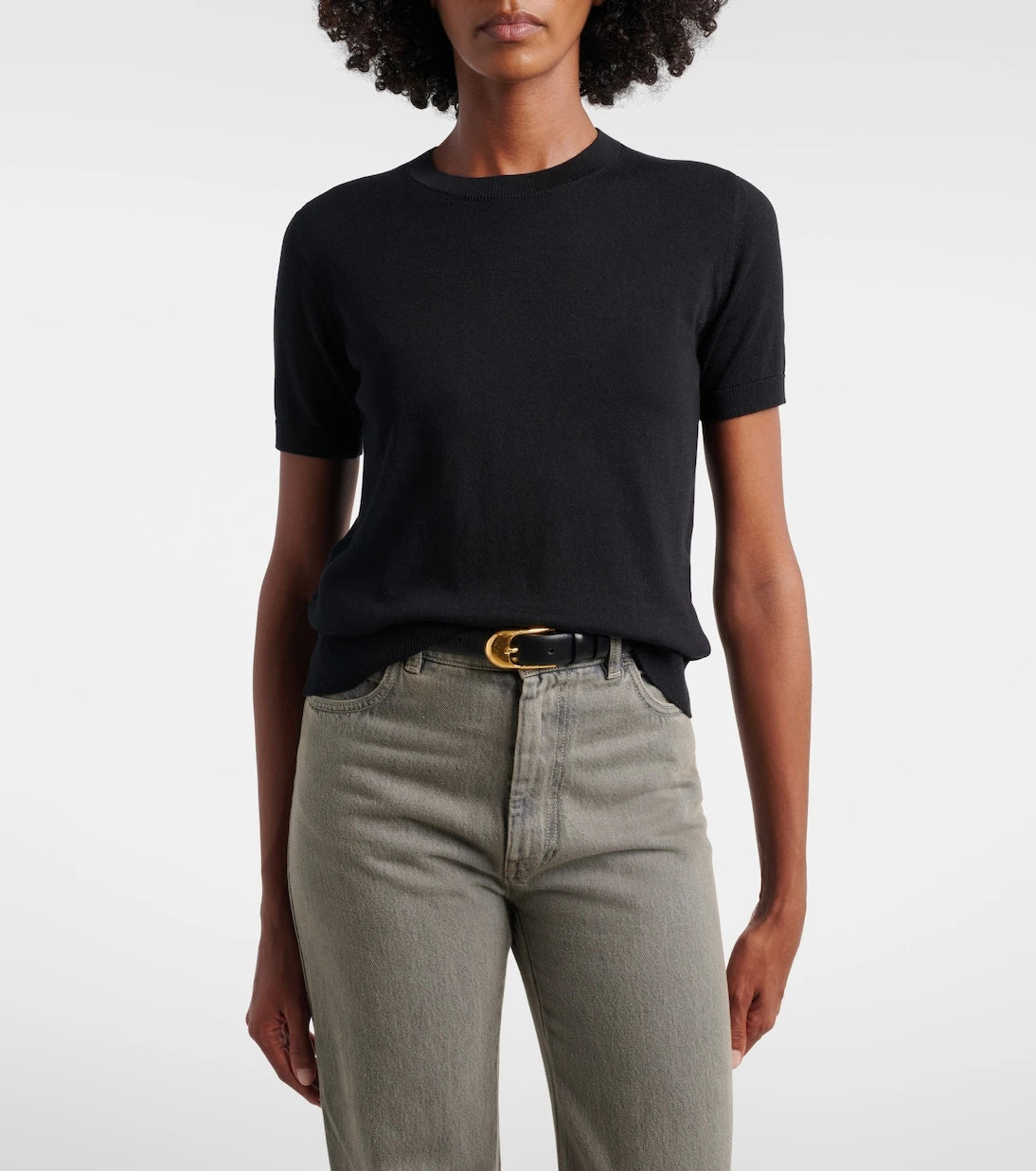 'S Max Mara - Cotton, silk, and cashmere top