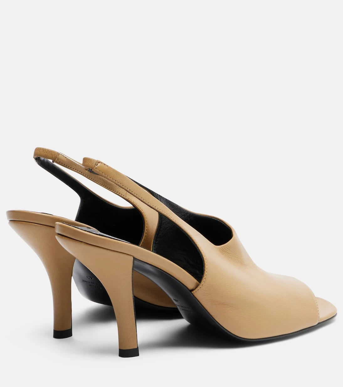 Toteme - Leather slingback sandals