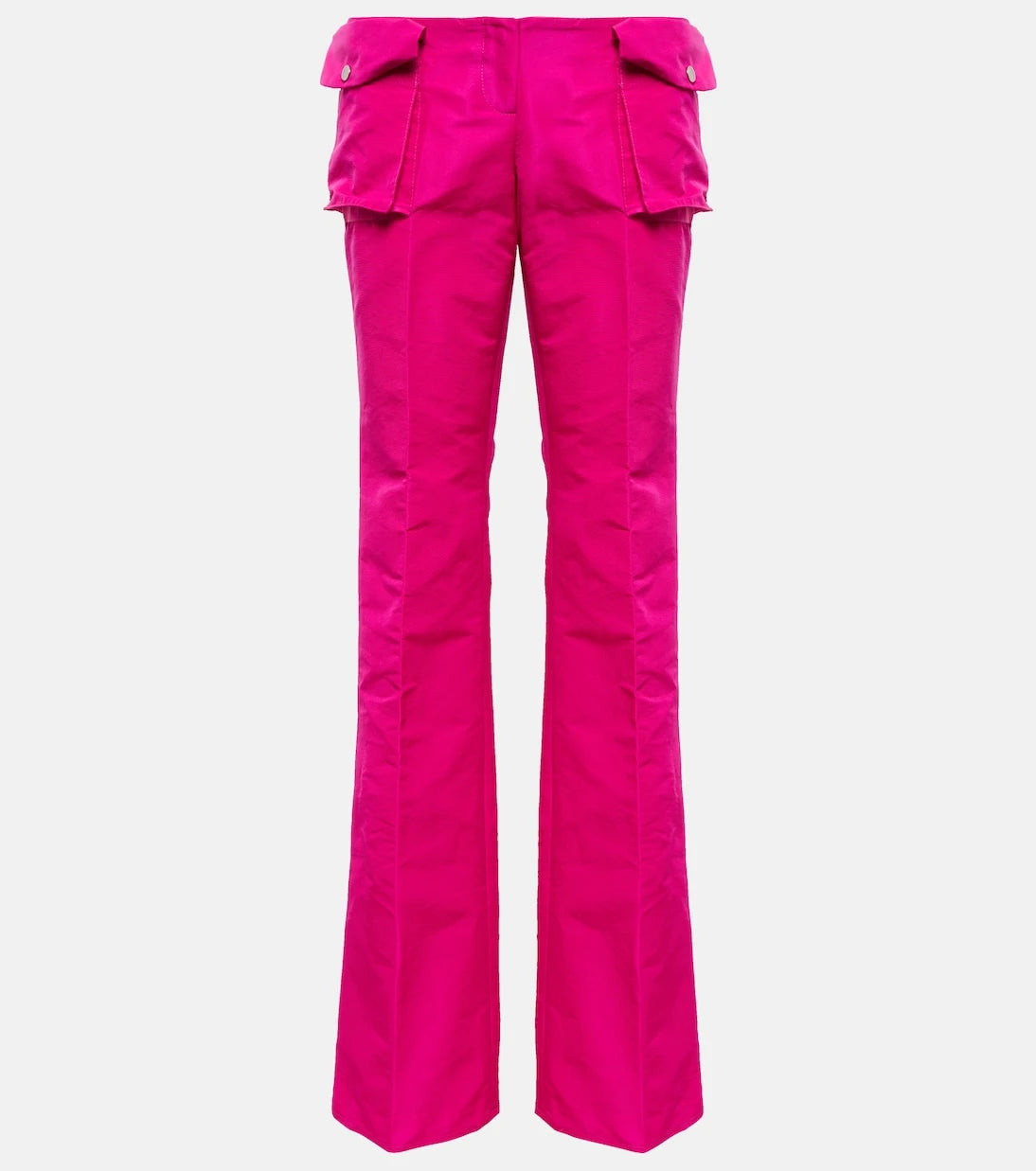 LaQuan Smith - Low-rise satin cargo pants