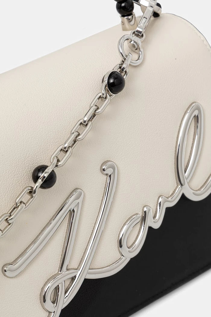 Karl Lagerfeld kadın deri crossbody çanta K/SIGNATURE
