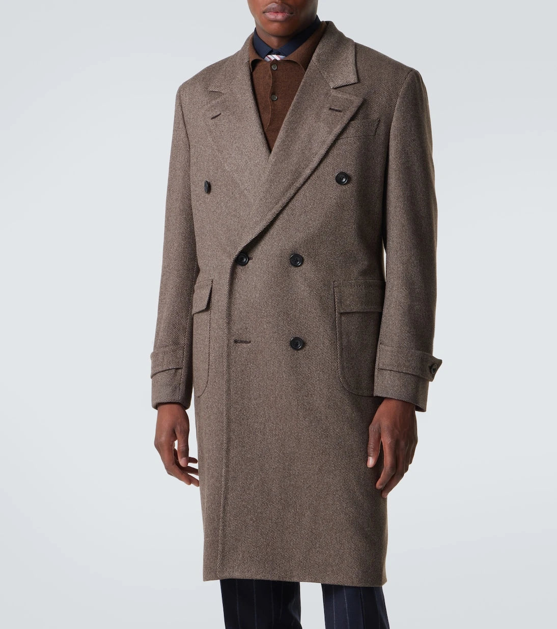 Thom Sweeney - Double-breasted wool overcoat