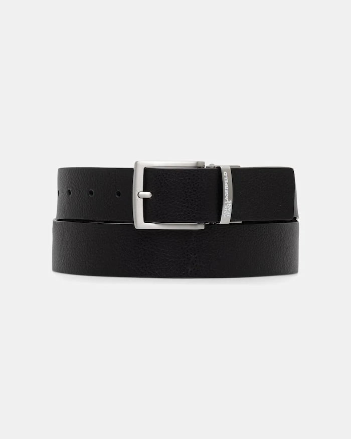Karl Lagerfeld Jeans двустранен колан мъжки от кожа