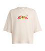 Cotton Floral Logo T-Shirt