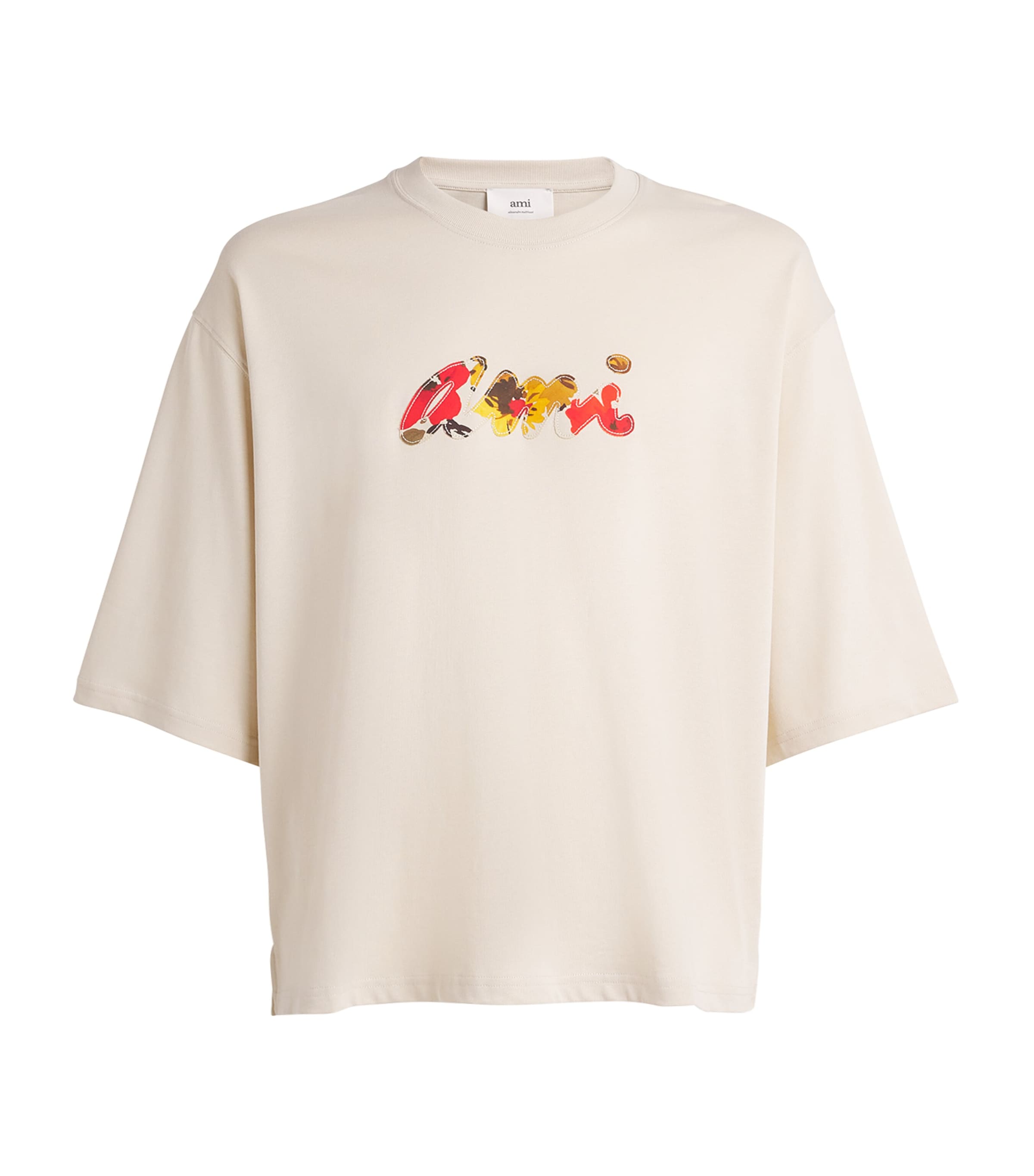 Cotton Floral Logo T-Shirt