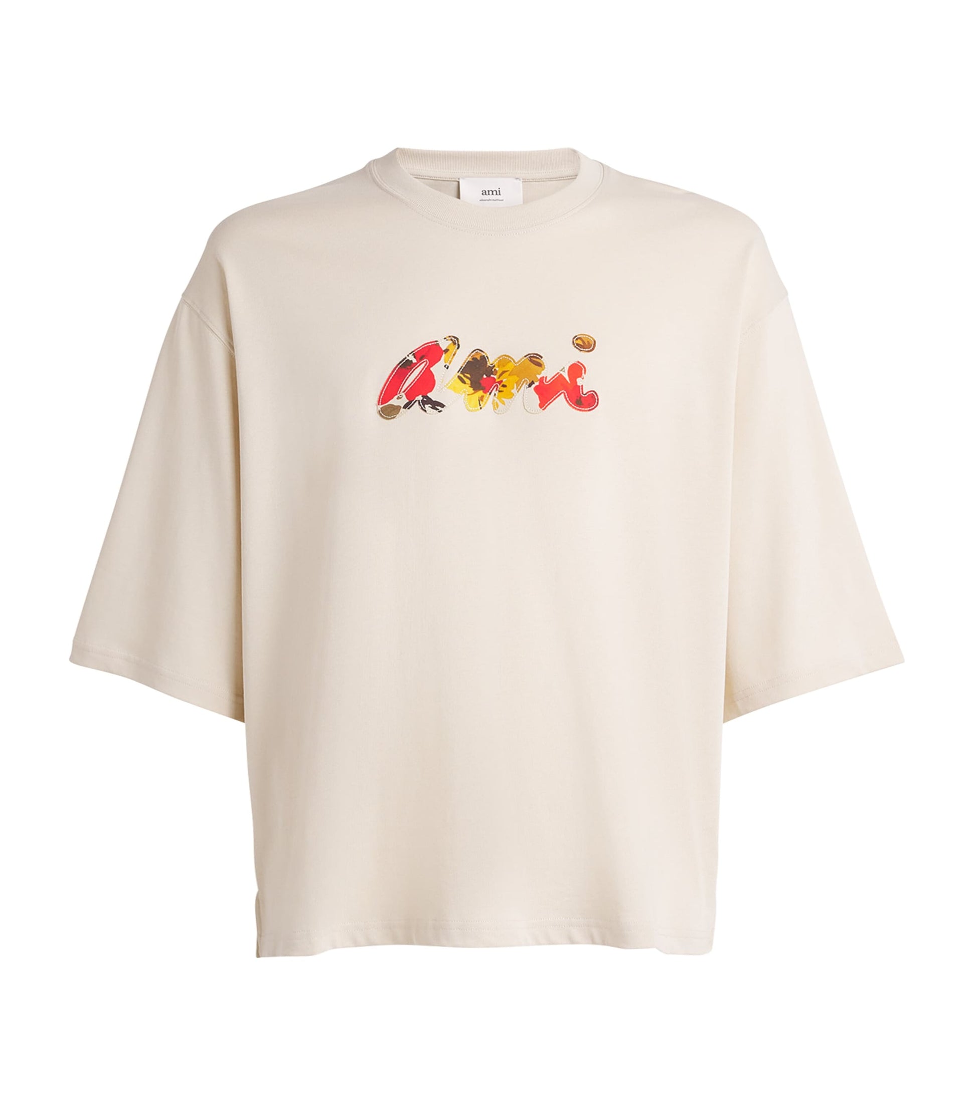Cotton Floral Logo T-Shirt