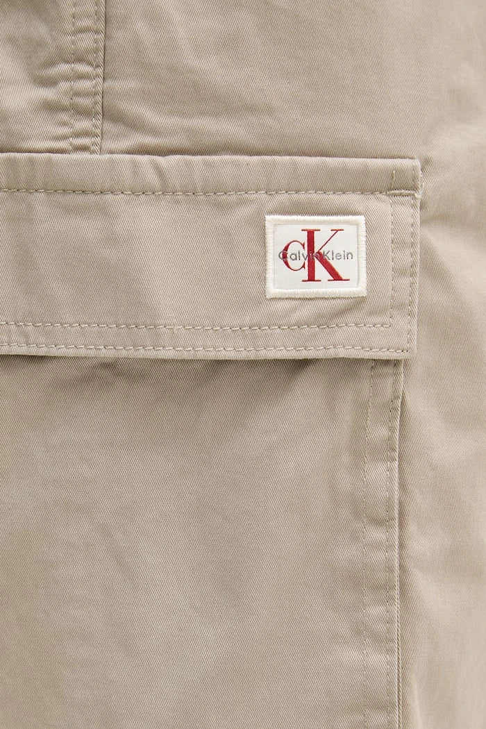Calvin Klein Jeans Erkek Pamuk Elastan Kargo Kısa Pantolon