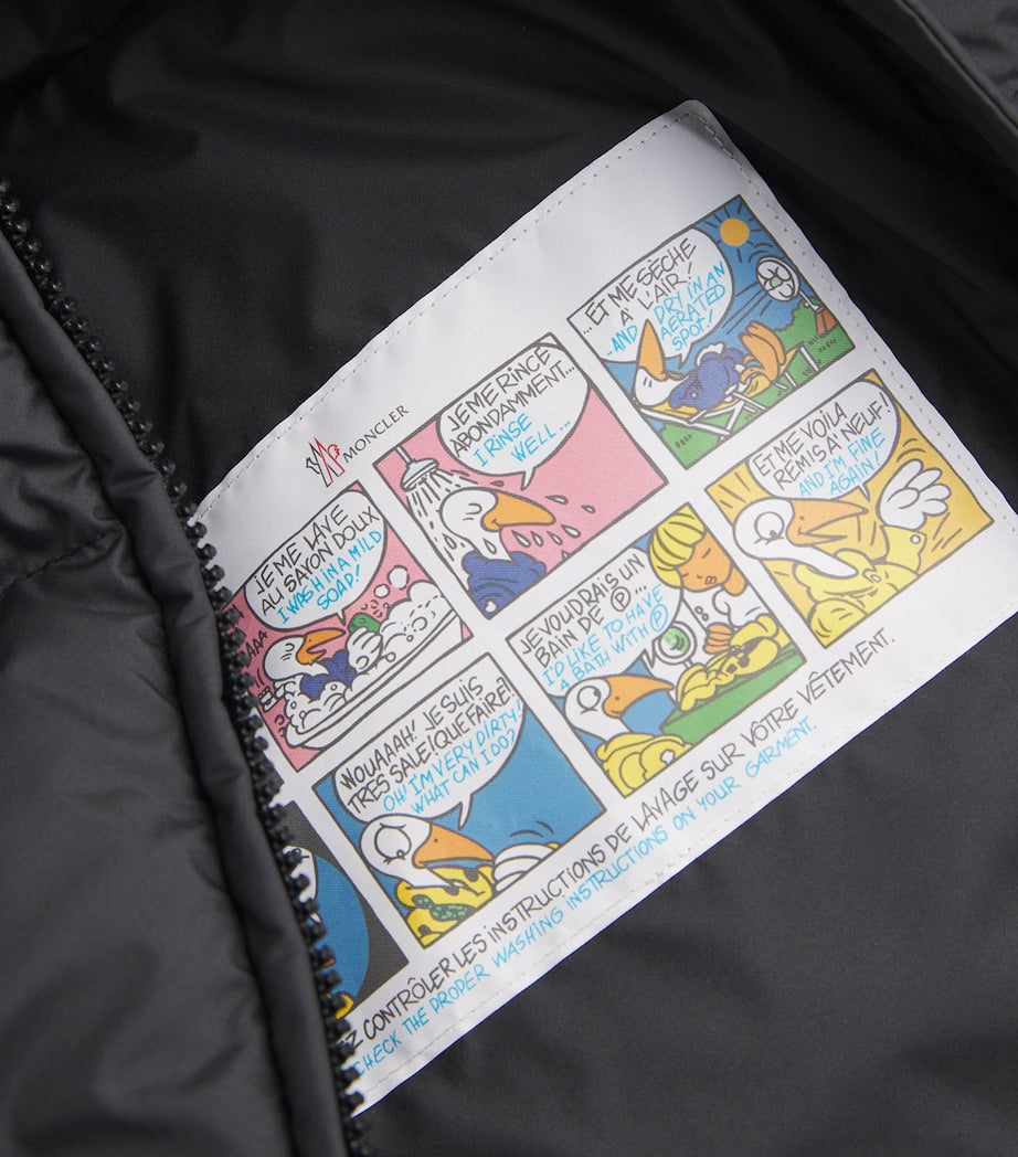 Moncler Black Down Dourbe Puffer Jacket