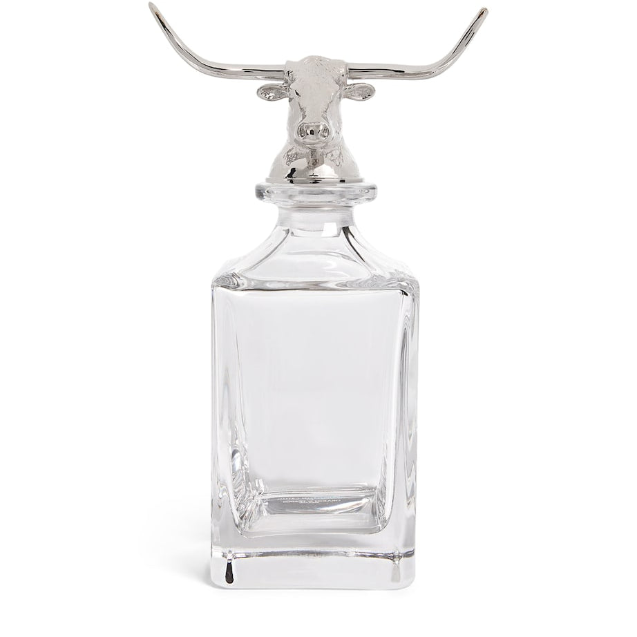 Crystal Longhorn Bull Decanter (650ml)