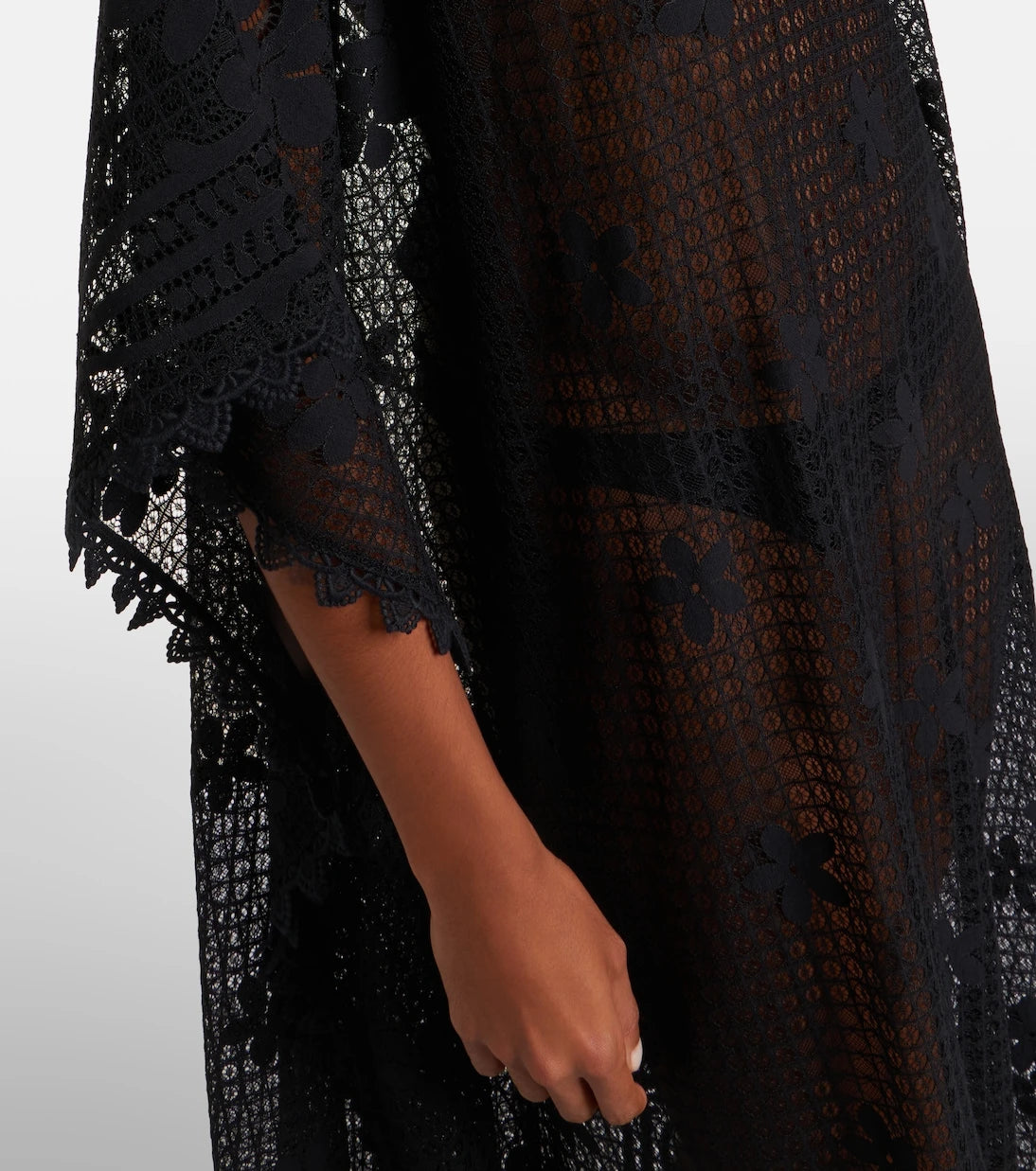 Melissa Odabash - Yasin cotton-blend lace kaftan