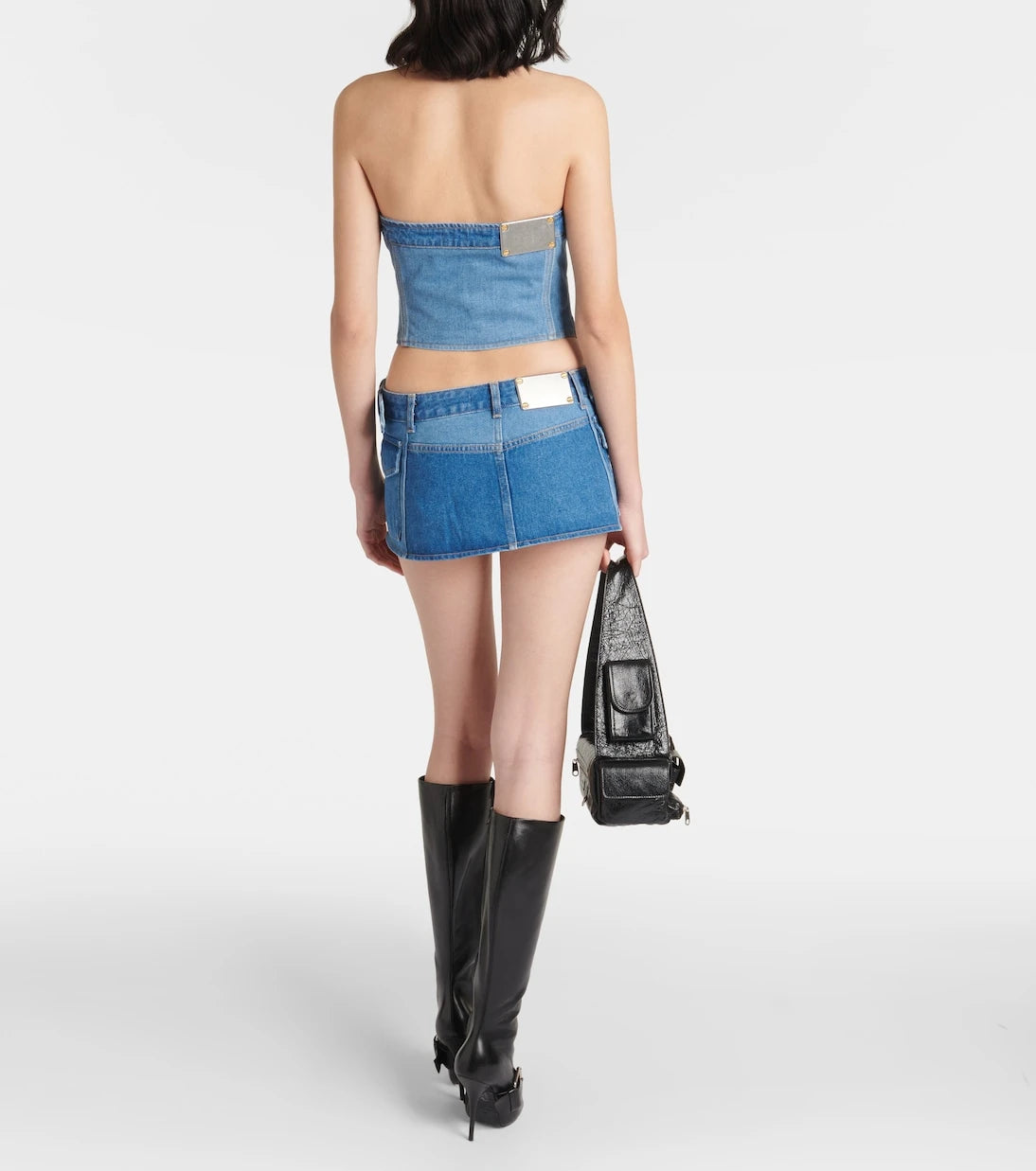 Dion Lee - Toolbelt denim miniskirt