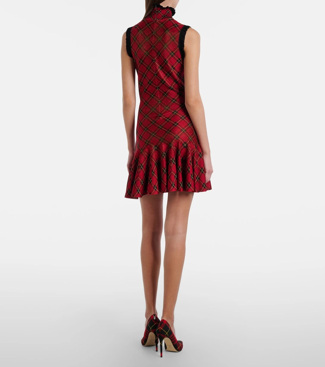 McQueen - Plaid minidress