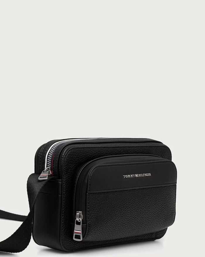 Tommy Hilfiger erkek suni deri omuz çantası