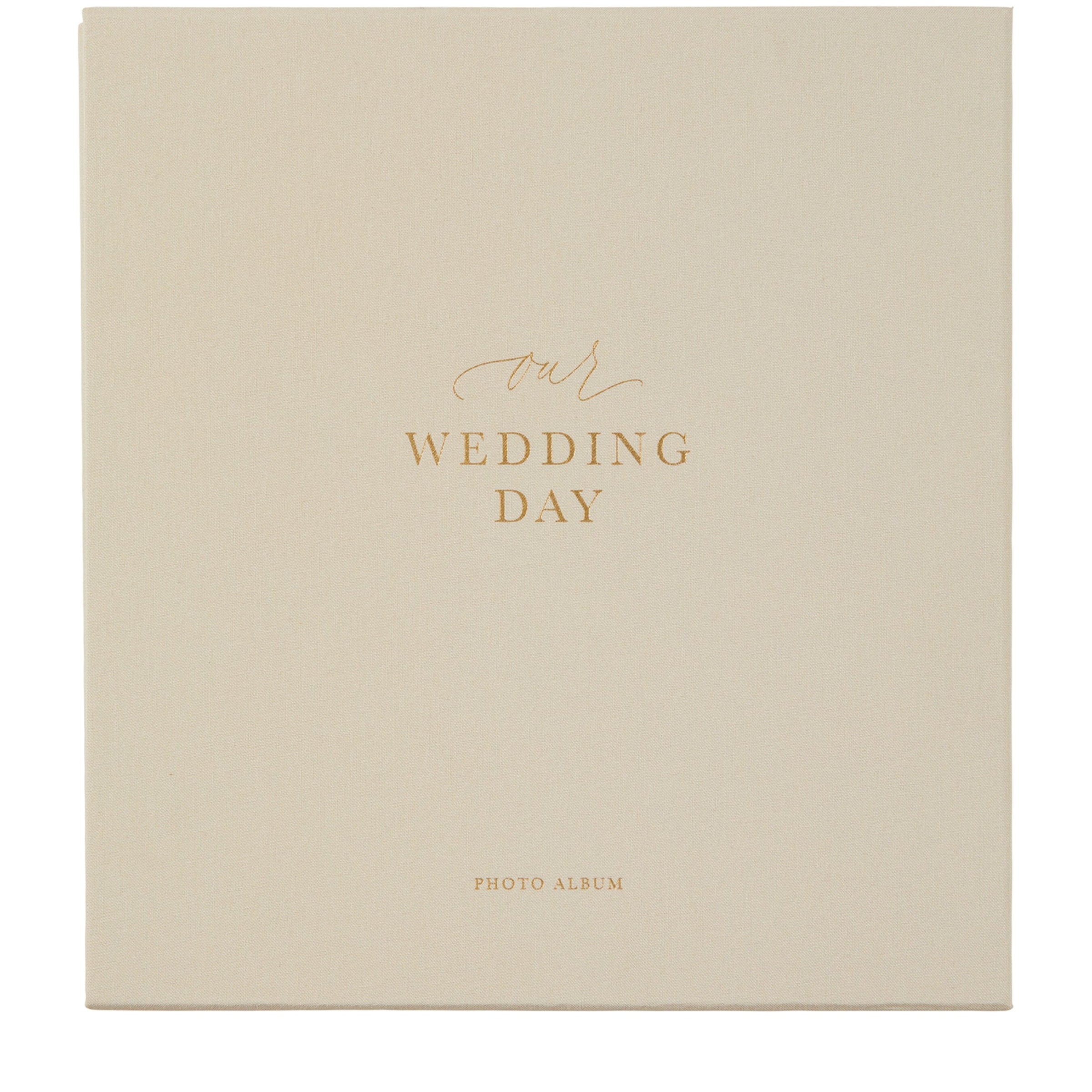 Blush and Gold Our Wedding Day Photo Album