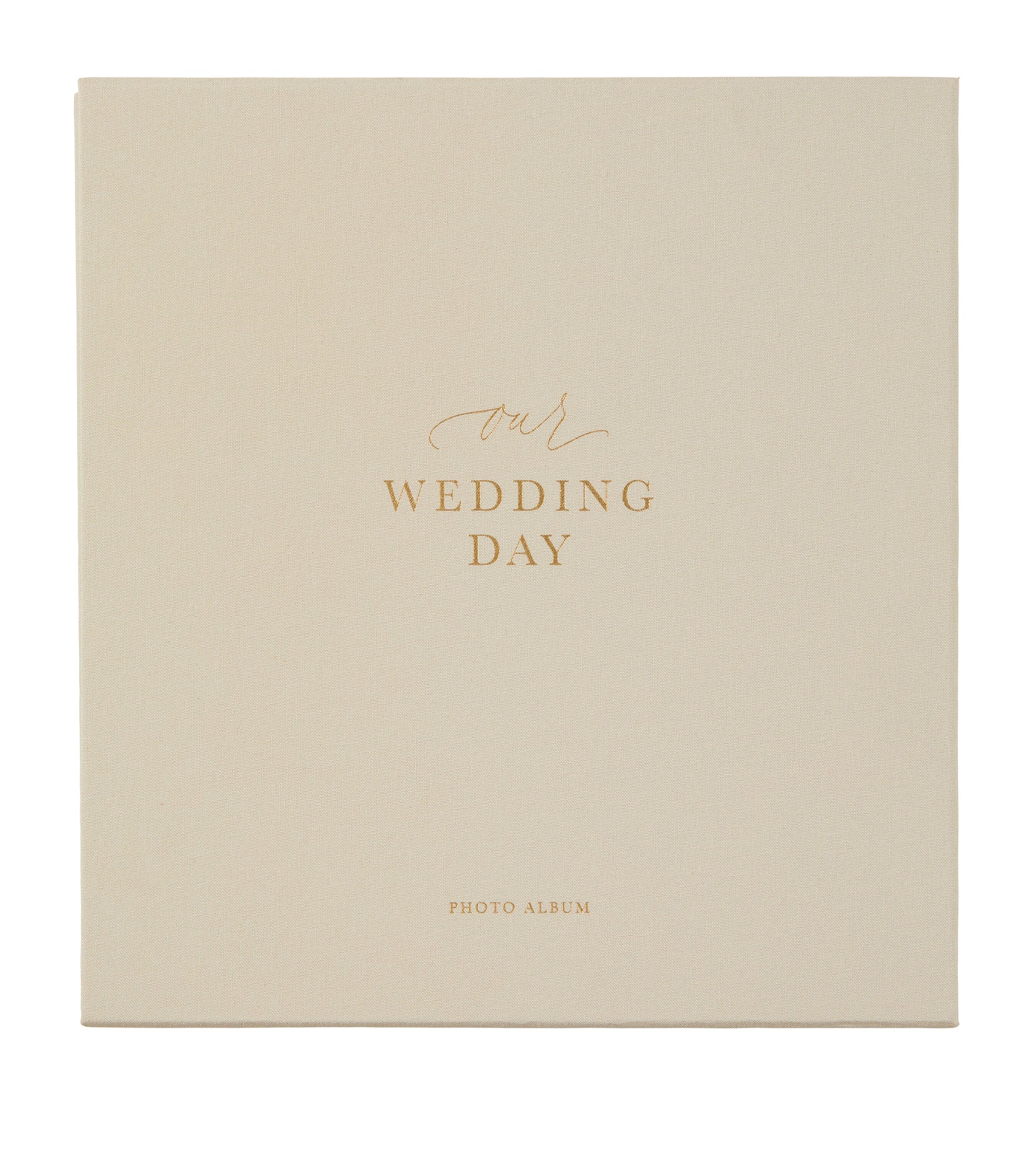 Blush and Gold Our Wedding Day Photo Album