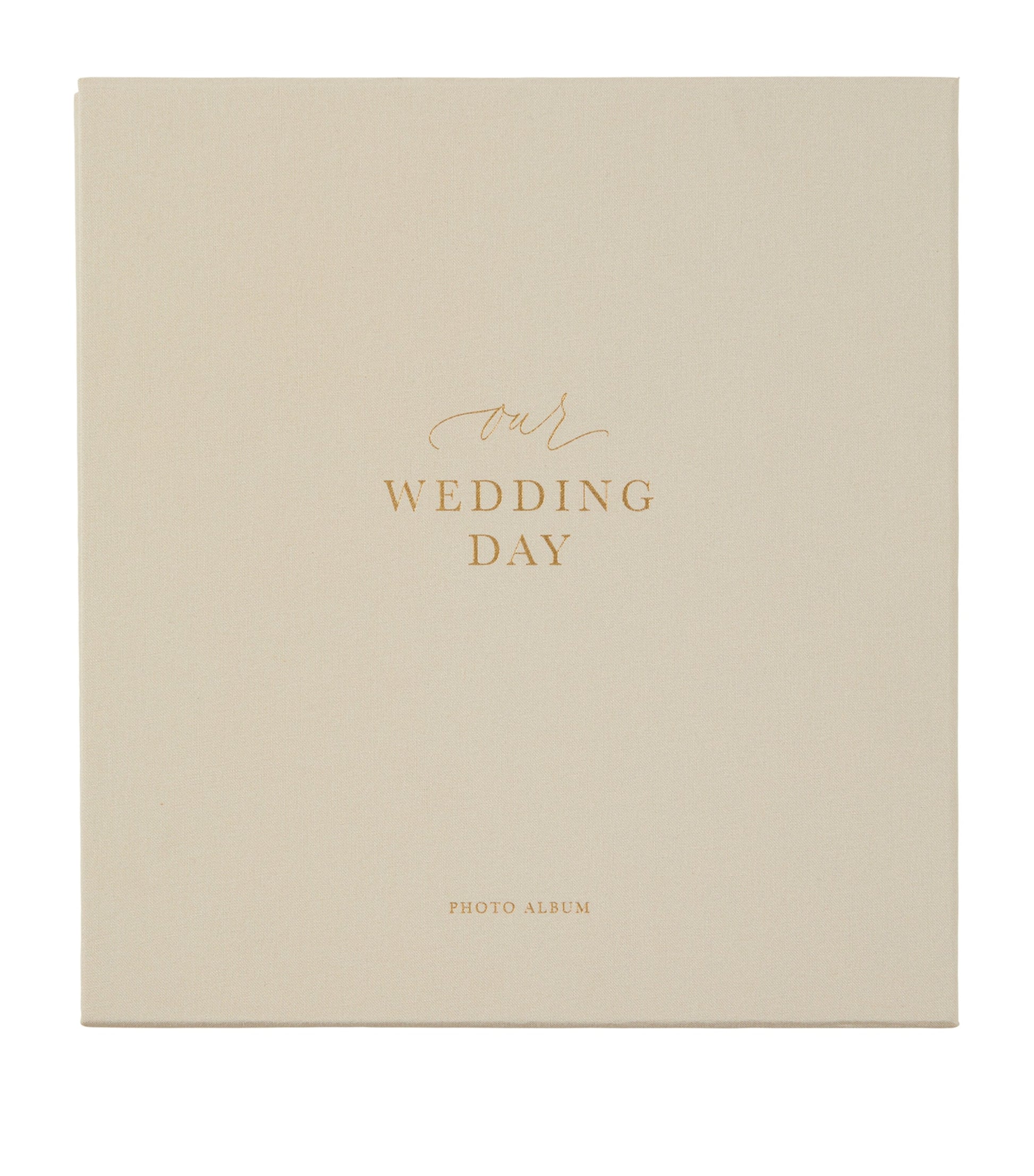 Blush and Gold Our Wedding Day Photo Album