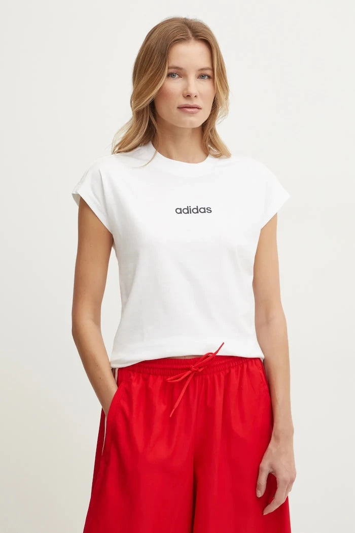 Памучна тениска adidas Essentials Linear