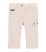 Dolce & Gabbana Kids Cotton Corduroy Floral Embroidered Trousers (3-36 Months)