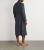 Wool Paisley Print Dressing Gown