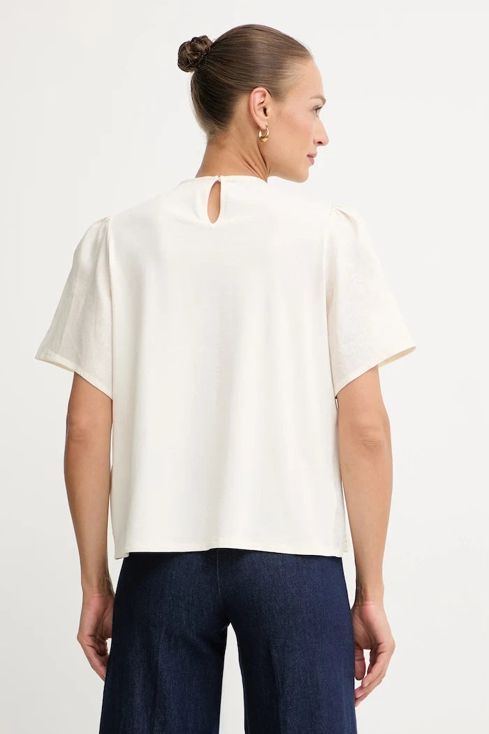 Weekend Max Mara блуза дамска от лен BACINO
