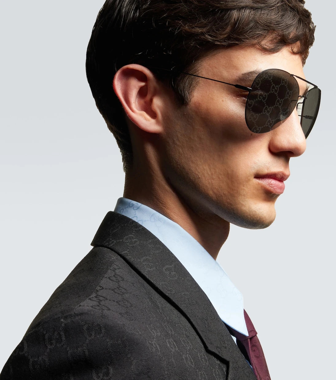 Gucci - نظارات أفياتور GG الشمسية
