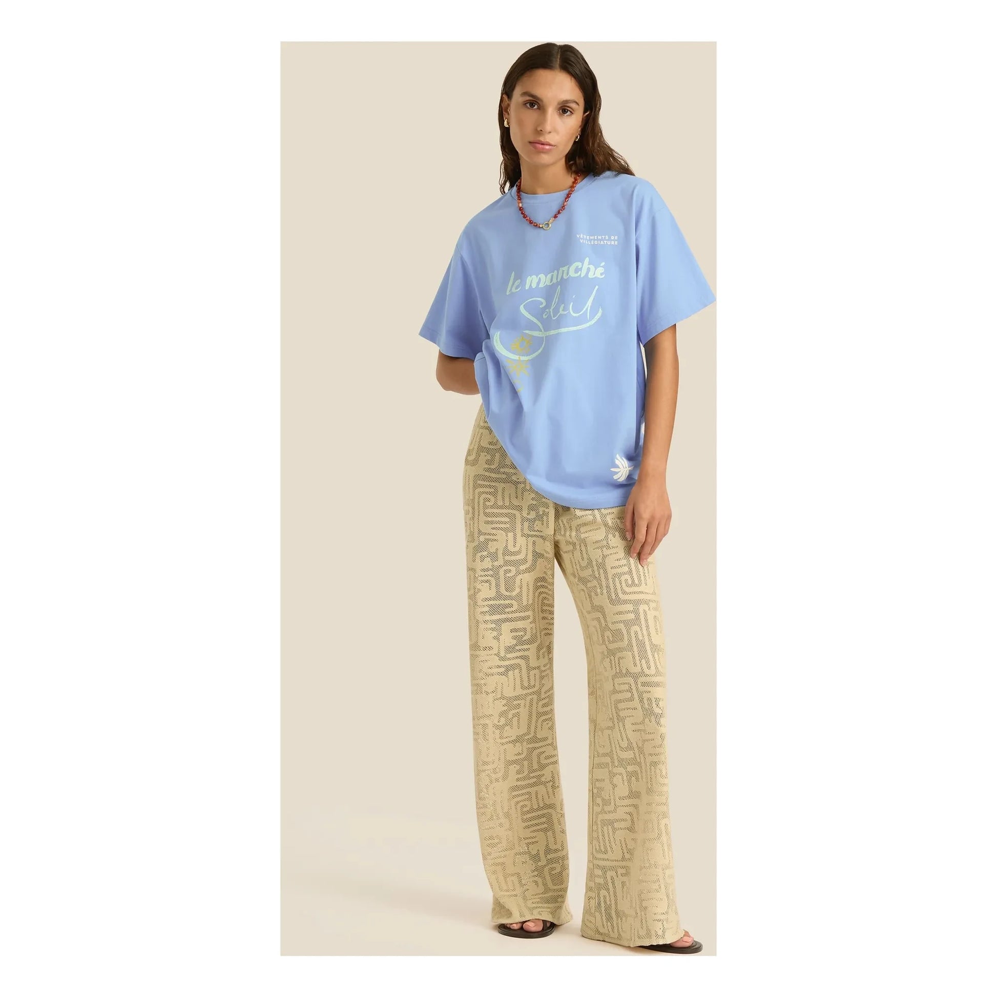 Soleil Soleil - Le Marché T-Shirt | Blue