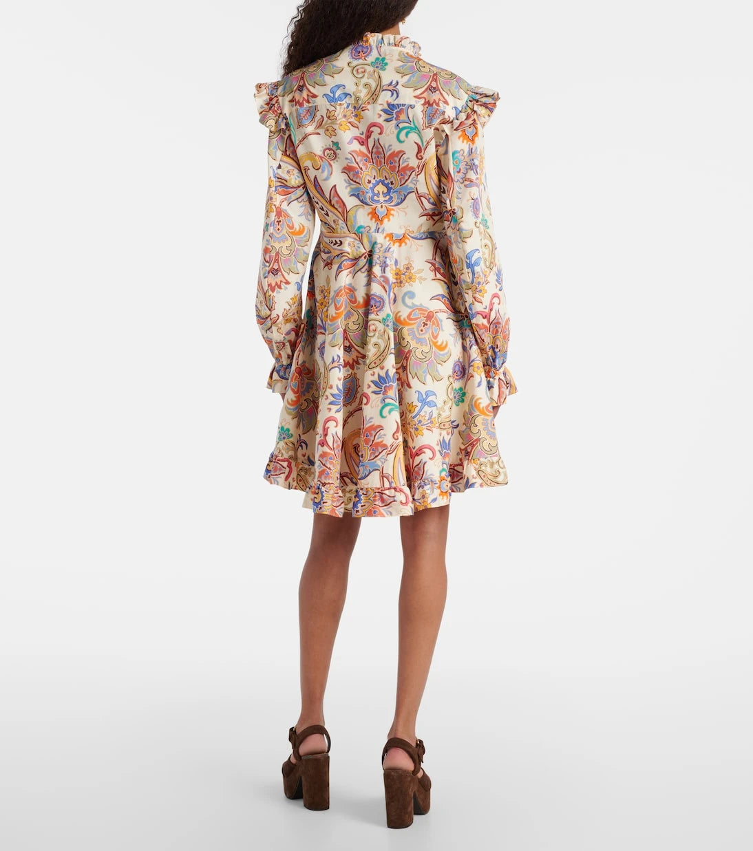 Etro - Printed cotton minidress
