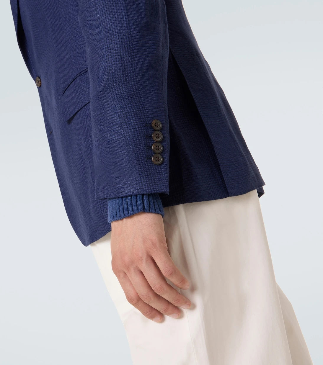 Polo Ralph Lauren - Checked linen-blend blazer