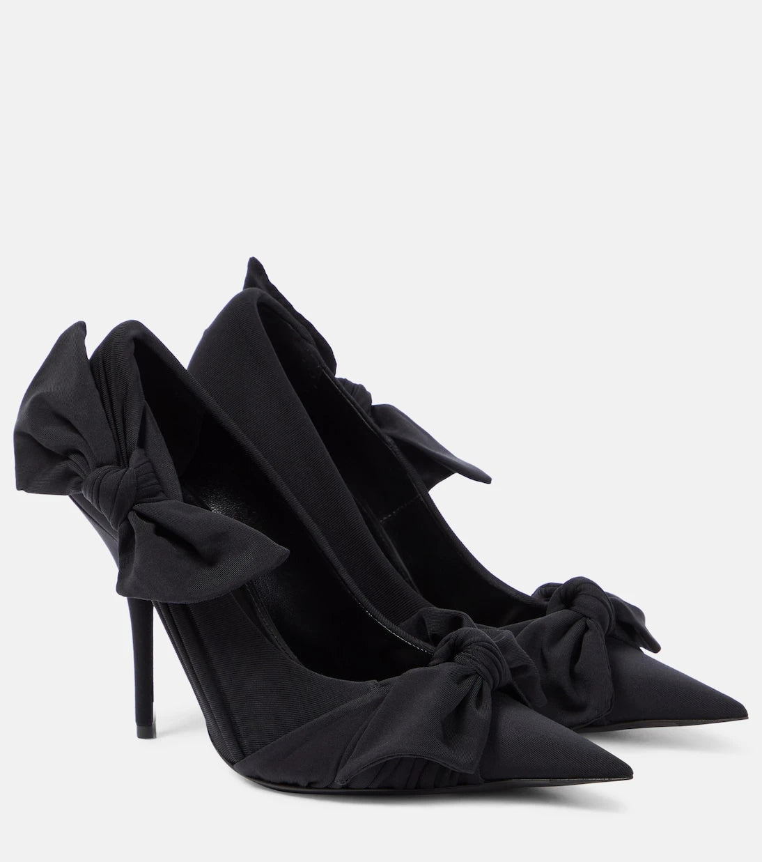 Balenciaga - حذاء بكعب عالٍ بعقدة فيونكة من طراز Knife