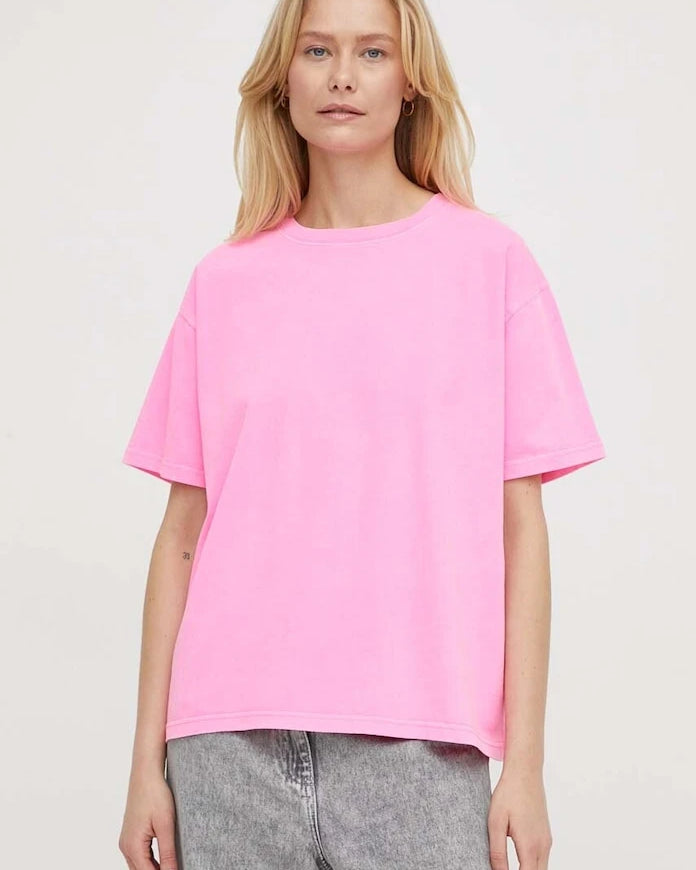Памучна тениска American Vintage  T-SHIRT DROIT MC COL ROND