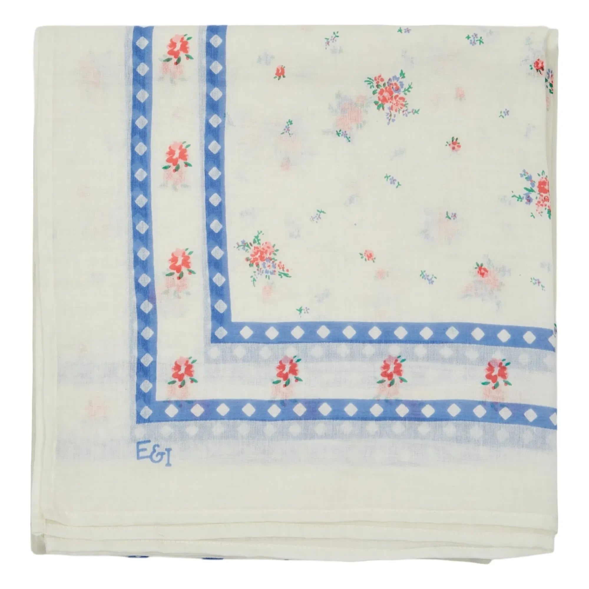 Emile et Ida - Flowered Scarf | Cream