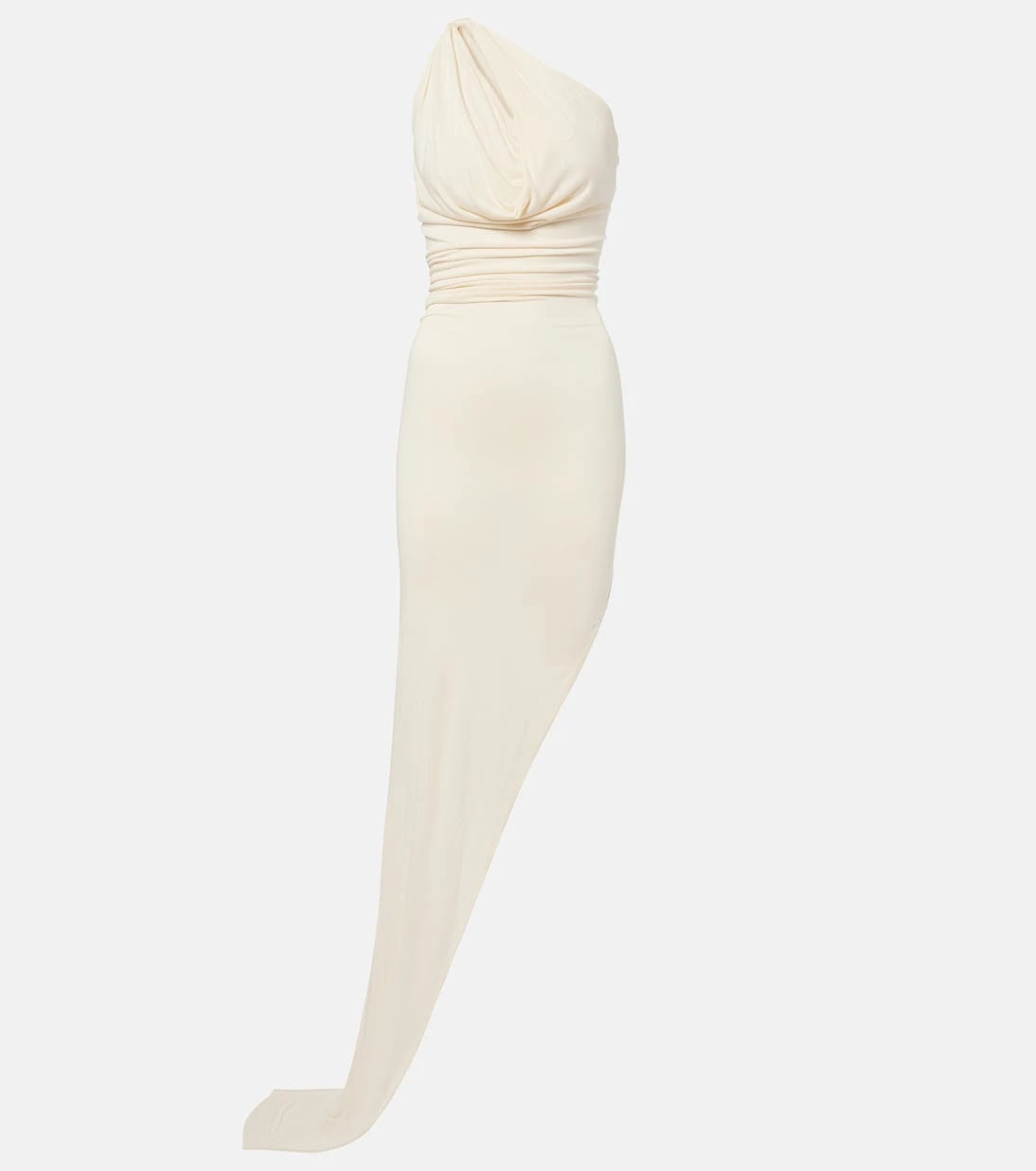 Rick Owens - Aaliyah asymmetric draped gown