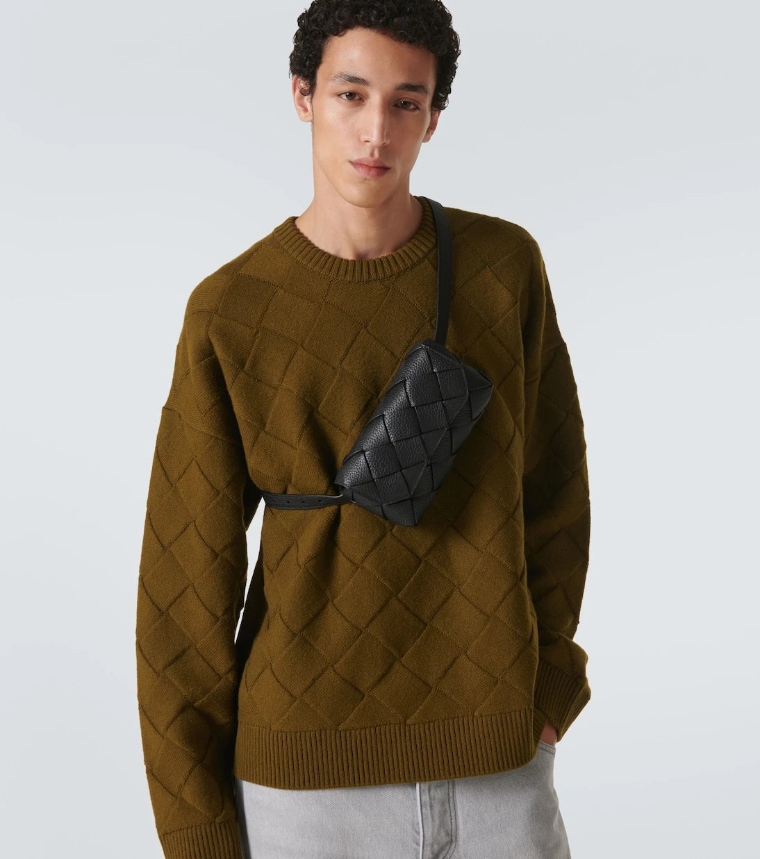 Bottega Veneta - Diago Intreccio leather belt bag