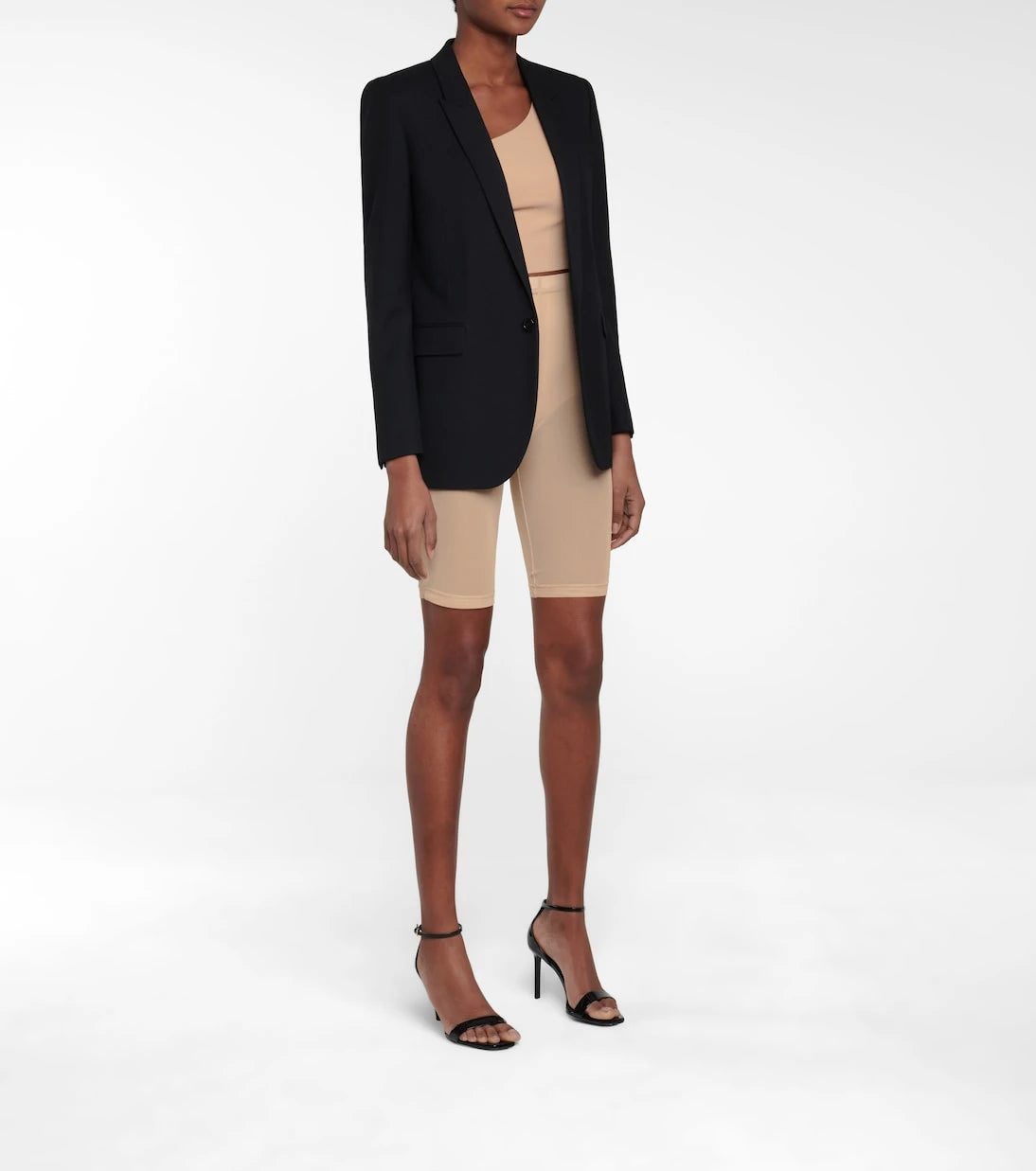 David Koma - Mesh jersey shorts