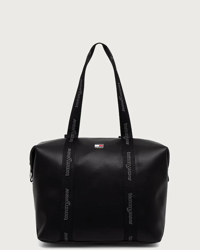 Tommy Jeans kadın suni deri alışveriş çantası