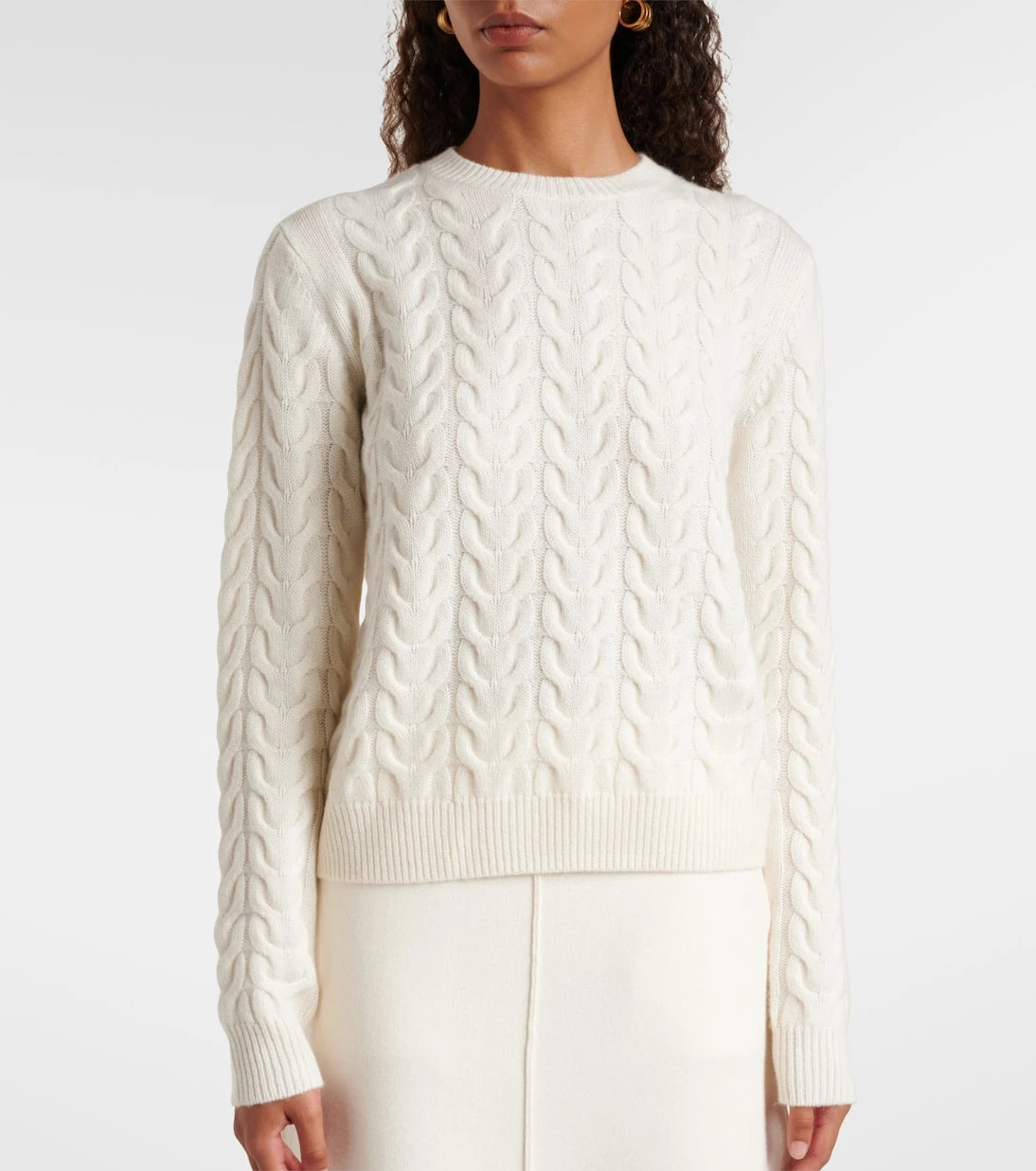 Max Mara - Aramis cable-knit cashmere sweater