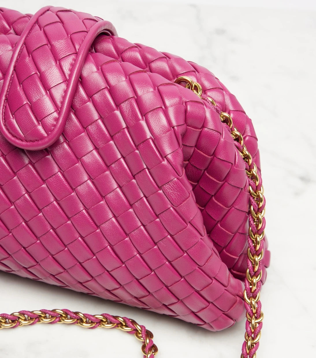Bottega Veneta - Lauren 1980 Small leather clutch
