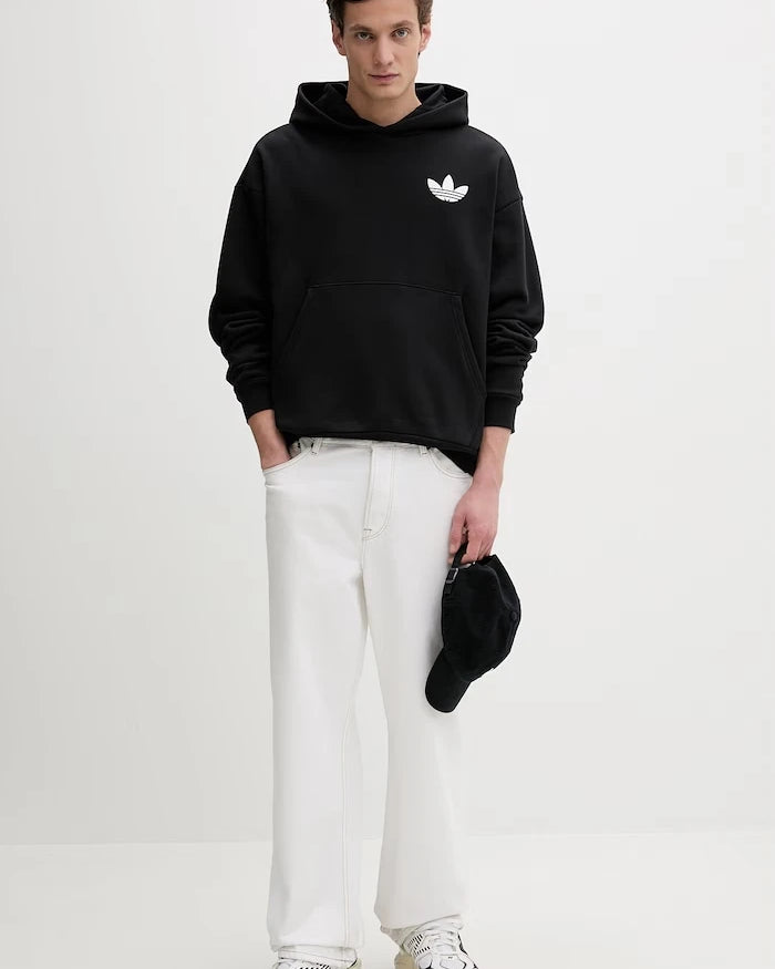 Pamuklu sweatshirt adidas Originals World Wide Hoops