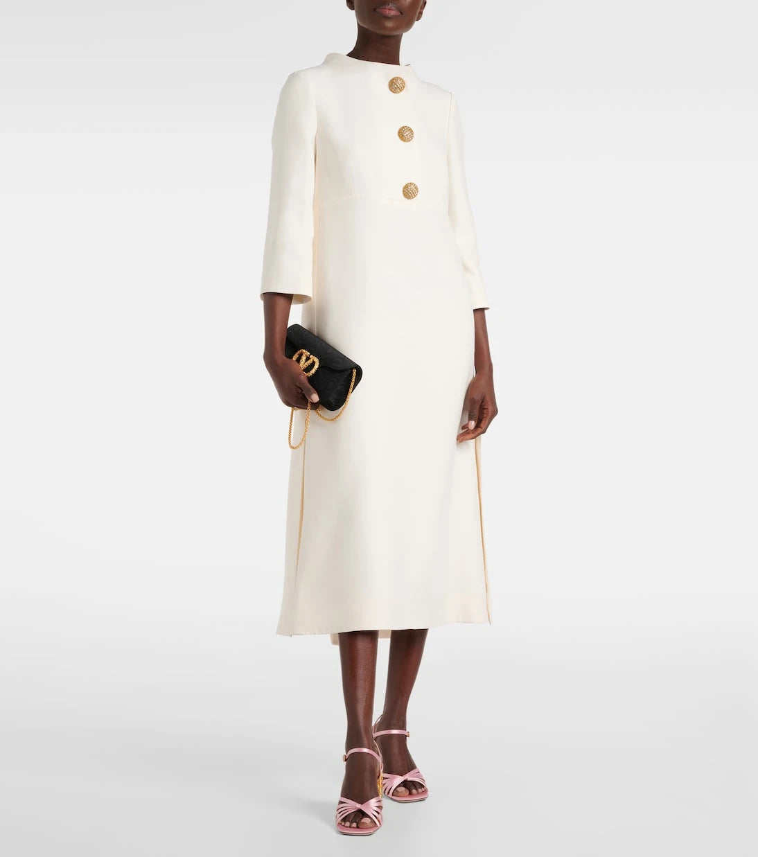 Valentino - Crepe Couture midi dress