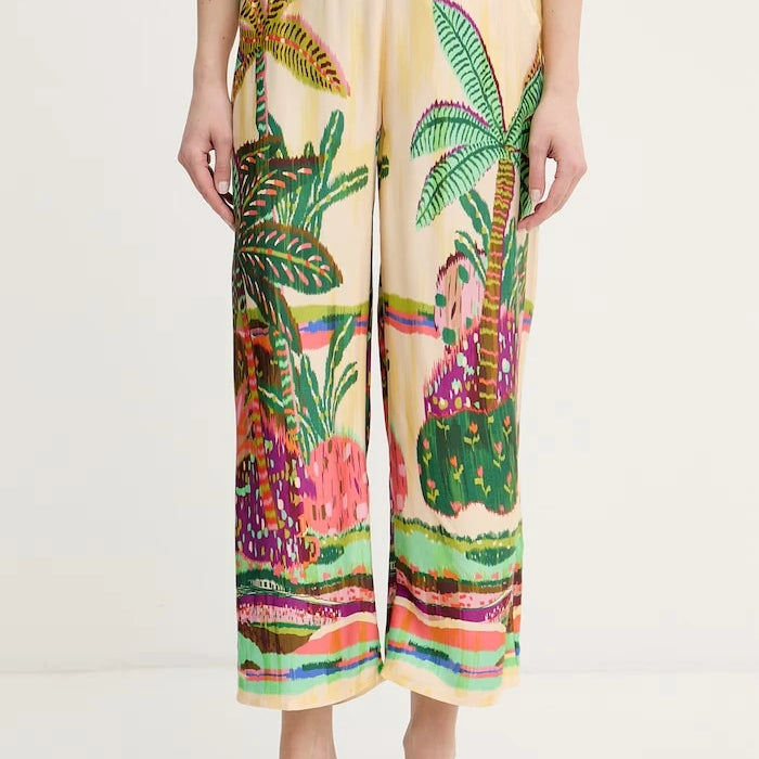 Lola Casademunt kadın viskon culotte pantolon