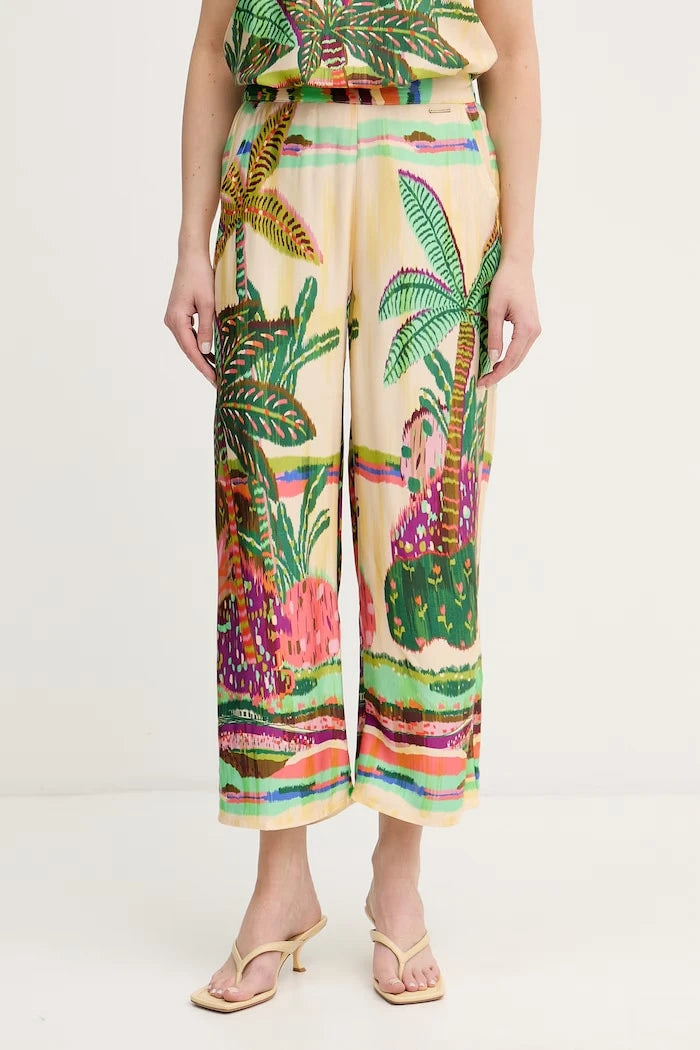 Lola Casademunt kadın viskon culotte pantolon