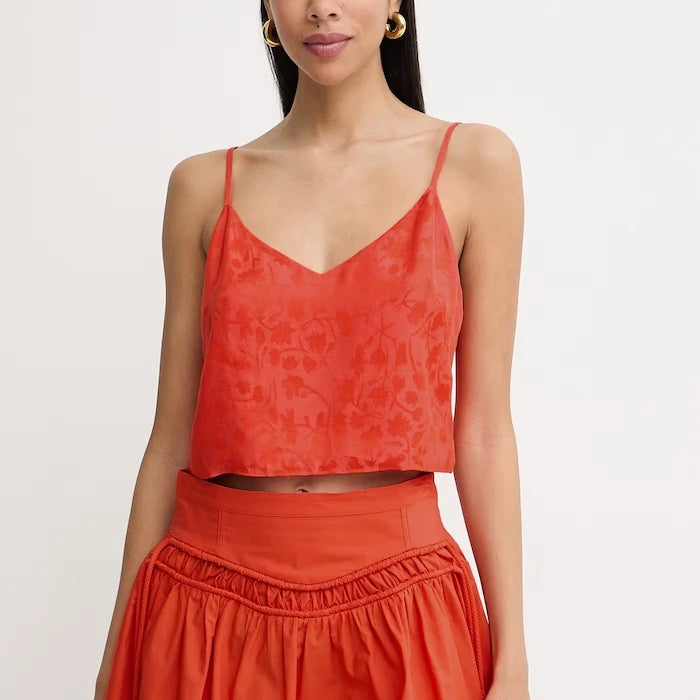 Pinko askılı bluz kadın modal ile