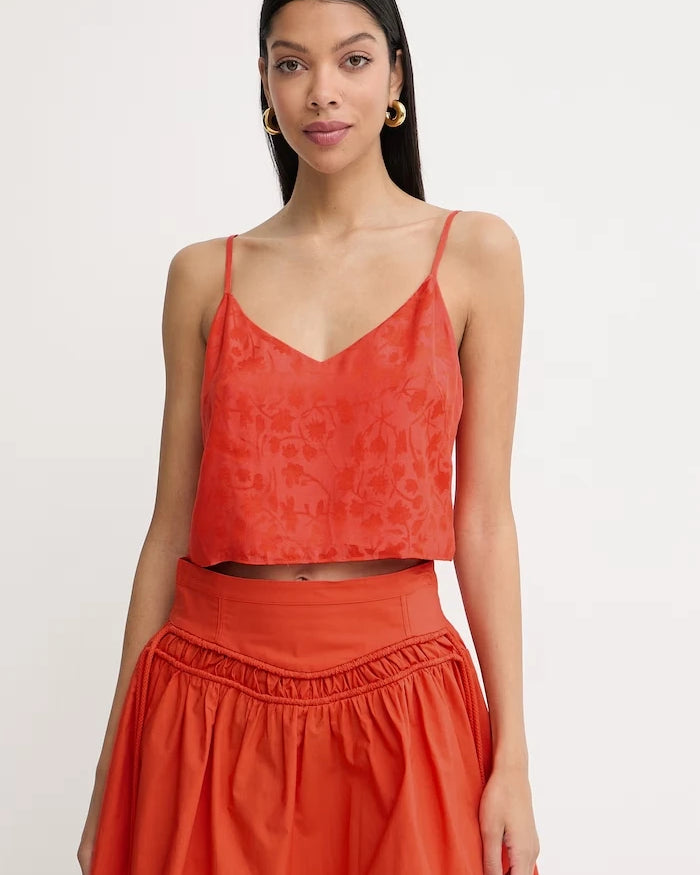 Pinko askılı bluz kadın modal ile