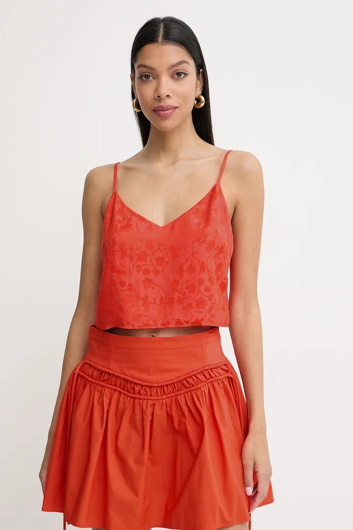 Pinko askılı bluz kadın modal ile