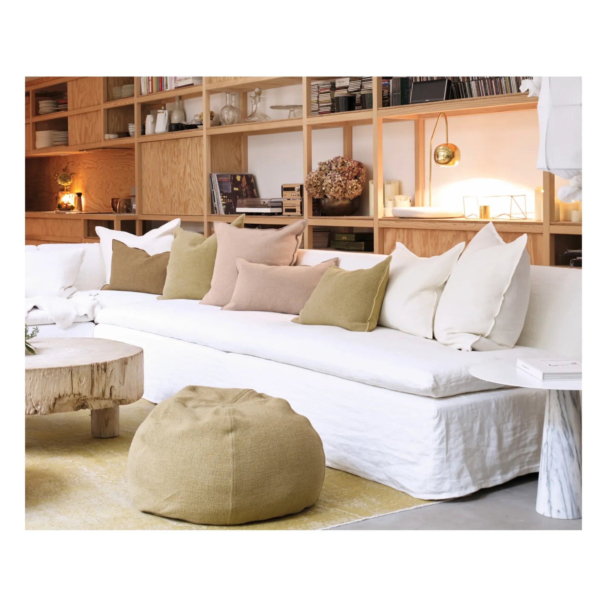 Maison de Vacances - Vice Versa Formentera canvas cushion | White