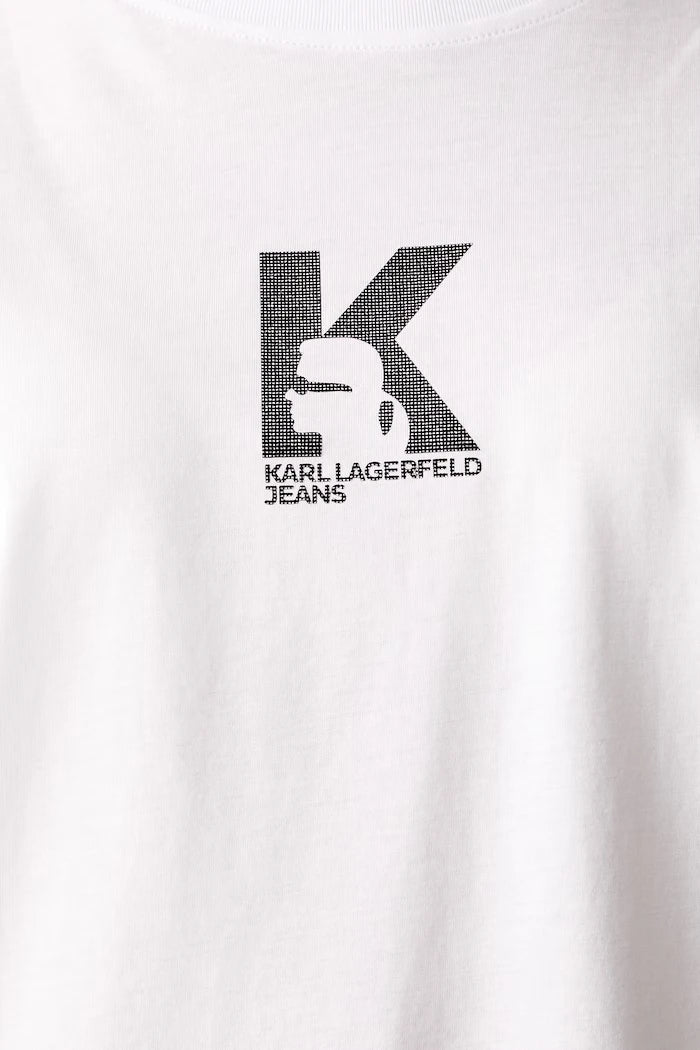 Karl Lagerfeld Jeans kadın modal tişört