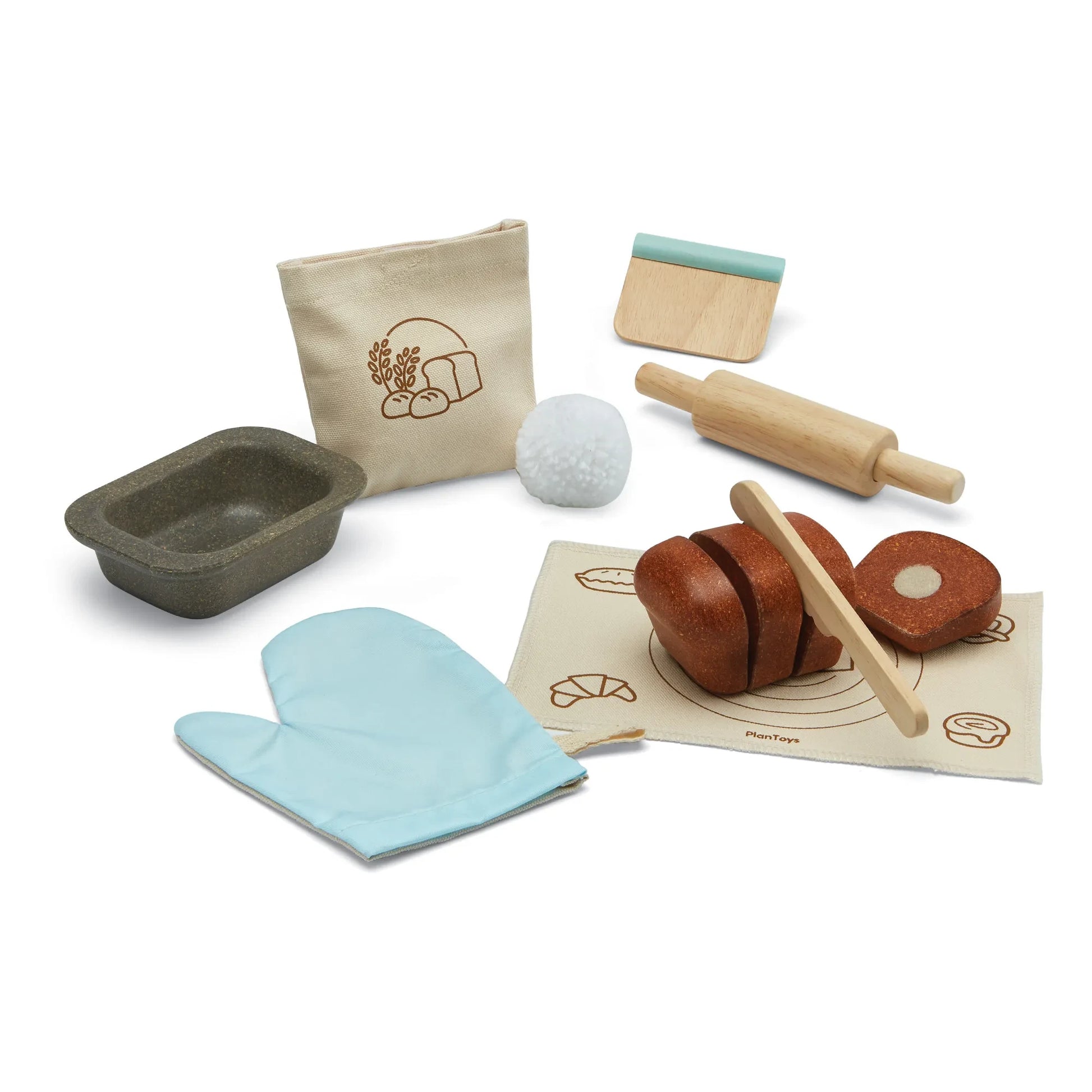Plan Toys - Rubber Wood Bakery Toy
